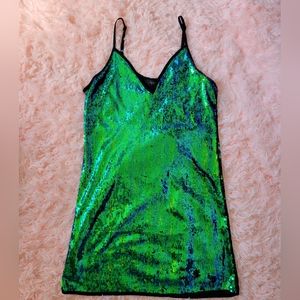 Club sequence party body con dress.